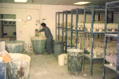 ceramic shell dipping & drying room