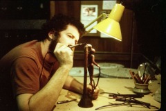 preparing a wax for casting